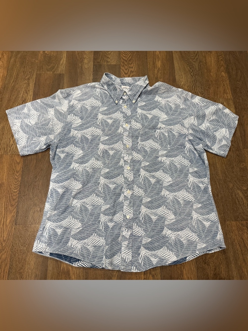 Brooks Brothers Regent 1818 Hawaiian Button Down Cotton Shirt Size XXL Blue - Picture 2 of 8